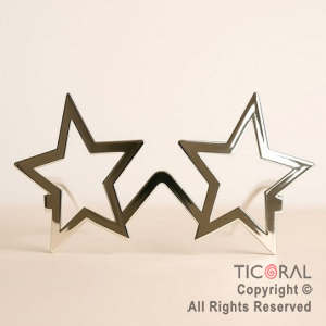 ANTEOJO ESTRELLA PLATA x 1